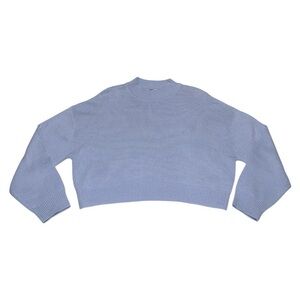 Drop Shoulder Cropped Sweater
